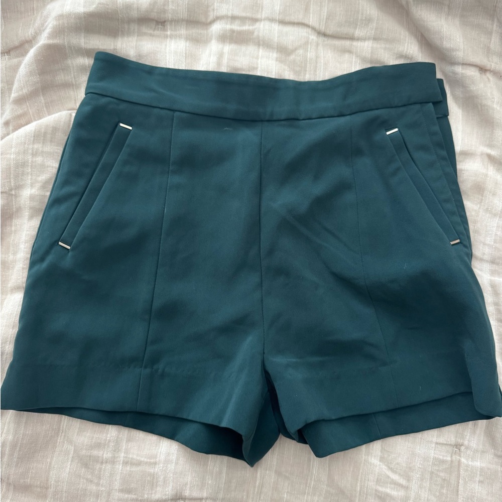H&M High Waisted Women's Teal Green Shorts size 26
